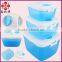 Food Grade 3pcs Plastic Food Storage Container Set With Lock