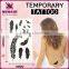 NEWAIR 4 colors printing water transfer kids glitter tattoos