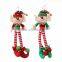 Custom stuffed elf christmas decoration cheap decorative elf