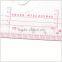 Kearing Luxury plastic Rulers with sandwich line scale rulers 1/4,1/5 #8545