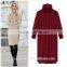 Fashion European and American winter high-end long pullover sweater dress for women