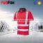 two-colored reflective safety t-shirt for running mens good-looking t-shirt hi vis polyester t-shirt terry cloth