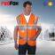 high visibility reflective safety vest with custom logo in stocks