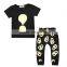 S17477A Summer Baby Kids Clothes Sets Boys T shirt Pants Suits
