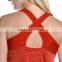 Double Layer Yoga Tank Top With A Loose And Breathable Mesh Overlay
