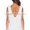 linen blend low back tank