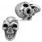 New Large Hole Stainless Steel Bead Skull Crossbones for Bracelet