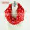Special customized import grade jacquard polyester scarf