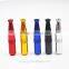 multi color bomb bullet shape metal smoking pipe /cuch gub metal creative metal smoking pipe /fancy smoking pipe snuff bottle