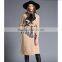 B40990A 2017 autumn new design women fashion long printing coat