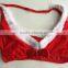 Wholesale Red Christmas Sexy Bra Decoration Dress