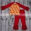 Wholesale children's boutique clothing autumn spring nightclothes set for baby long sleeve boutique outfits icing pants set cute