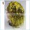 Cheap Carnival Party Unisex Short Gold Tinsel Wigs HPC-0053