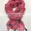 wholesale latest shawl with fringe italy design girl colorful hijab spring cotton scarf