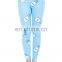 Milk blue high quality tights stretch stylish workout skinny pattern sale 3d fashion cheap leggings for women