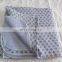 Hand Made Kantha Quilt Vintage Twin Size Throw Hand Stitched Mughal Turquoise
