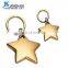 Promotional Gold Or Silver Shining Star Key Chain