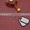 Custom metal cheap blank dog tag with costomer logo