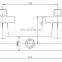 Brass Thermostatic Mixing Valve Water Temperature Control Valve