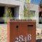 China convenience store curbside modern metal letter box for barton