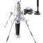 portable antenna aluminum extendable cctv mast tripod