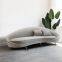 Modern Design Fabric Golden Legs Cushion Living Room Sofa