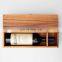 Solid Wood with Hinged Lid Wooden Wine Box for Gifts
