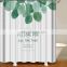 i@home polyester fabric plant print modern bathroom home goods shower curtains waterproof