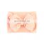 Peach solid colors corn handmade one piece big bow hair accessories hot sale baby girl knit headbands
