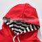 Fall Winter 2pcs red Striped  hooded Pullover Outfits shirt pants  hoody toddler baby boy clothes sets sweatshirt outfit