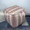 Indian Multi Ottoman Pouf Bohemian Decorative Ottoman Pouf Cover