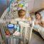 Hot Sell Baby Room Accessories Crib Hanging Organizer Baby Nappy Storage Bag For Clothes And Toys