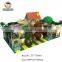 Bakery style kids slide indoor playground equipment