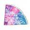Amazon top seller 2018 colorful digital printing circle beach towels microfiber printed round beach towel with tassels