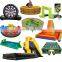 custom giant pvc new mountain challenge game tower combo rock inflatable climbing wall