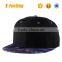 Custom Hign Quality Printed Brim Snapback Hat/Galaxy Brim Snapback