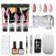 2021 hot new product 4 pieces nail extension poly gel set nail uv gel kit with nail tools
