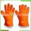 Silicone Oven Gloves With Fingers FDA Waterproof Glove BBQ Safety Glove