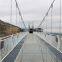 Walking Suspension Bridge New Park Facilities Glass Bridge Walkway Glass Bridge Supplier