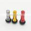 Tubeless Snap In Chrome Sleeve Colorful Rubber Tire Valve Stem TR413AC TR414AC