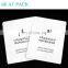 Custom printed 3 side seal aluminum foil hanging ear coffee packaging bag dripping coffee packing bag