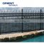 top selling  spear type  metal tubular modern design aluminum powder coated fence panels