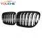 Dual slat ABS front bumper grille grill for BMW X1 E84 2011-2015