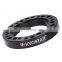 Black Steering Wheel Spacer Hub Adapter 1''/25mm Thick for Refit Vehicles