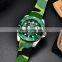 LIGE 8957 New Waterproof Dive Chronograph  Silicone Mens Watches Stainless Steel Quartz Wristwatches Watches Sports