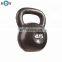 China OEM Foundry Custom Made Weight 28kg Kettle bell Men's Fitness Cast Iron Kettlebell with Logo