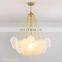 Wedding Metal Customized Building Villa Stair Staircase Bubble Glass Ball Chandelier LED Pendant Light