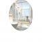 Oval shape mirror bathroom decorative mirror on wall
