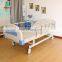 Steel Folding Hand Crank Cheap 1 Crank Medical Bed One Function Nursing Patient Hospital Bed with Mute Casters