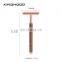 Rose Gold Double Edge Shaving Safety Razors walnut Wood Shaving Safety Shaver